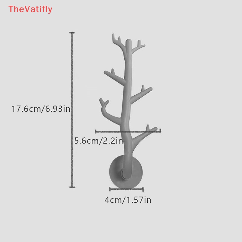 [Thevalifly] Giá Đỡ Chìa Khóa / Áo Khoác Dán Tường Trang Trí Nội Thất