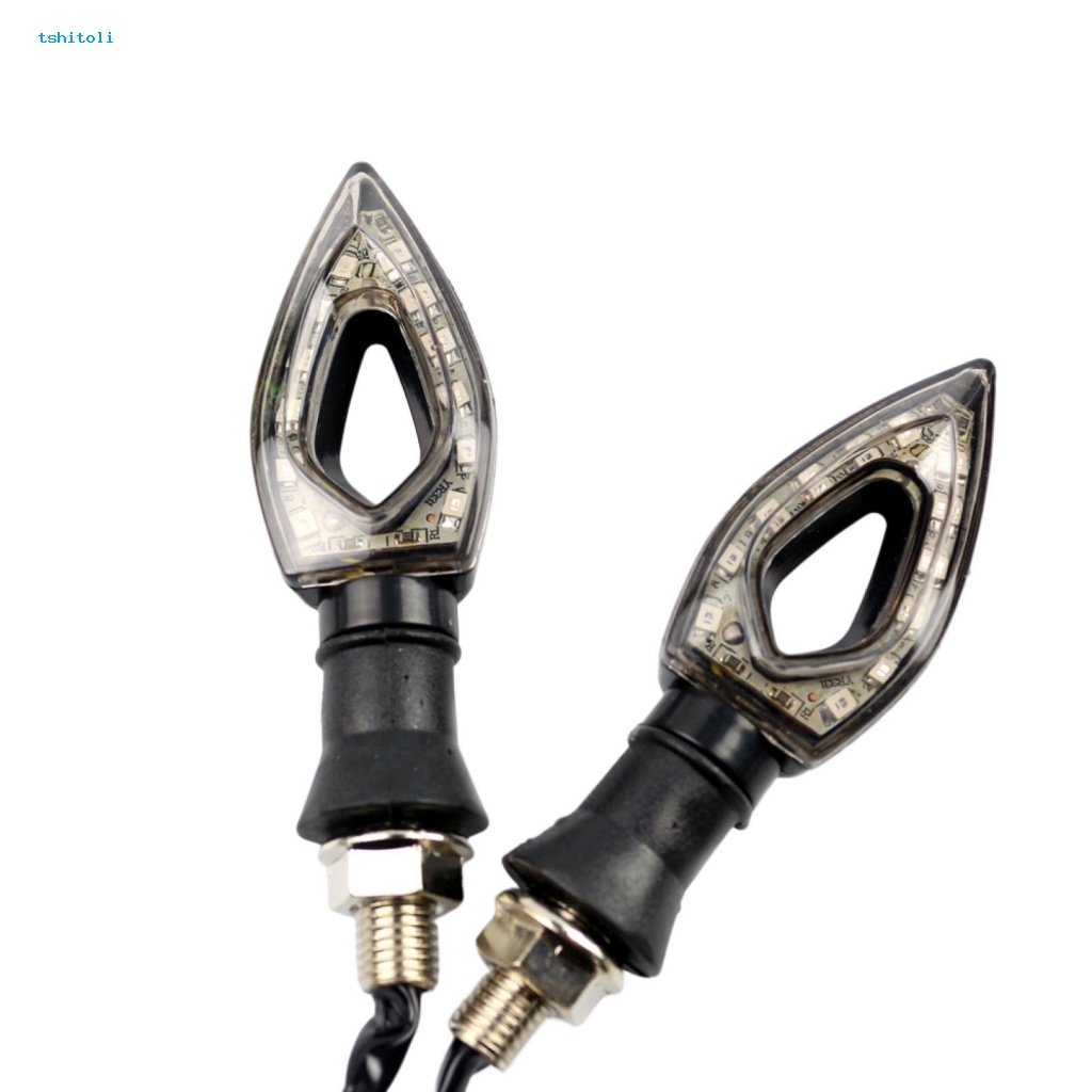 1 Cặp Đèn Tín Hiệu Xi Nhan Hình Trái Tim Cho Xe Máy