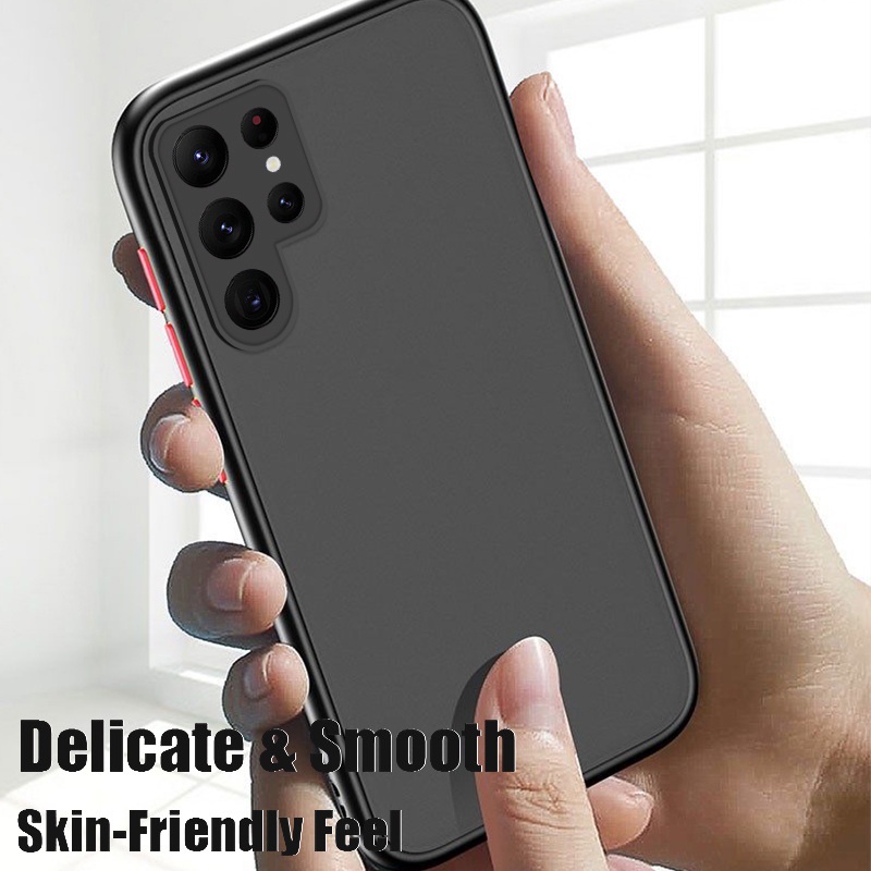 Ốp Điện Thoại Acrylic Nhám Chống Dầu Màu Tương Phản Cho Samsung S20 Plus ultra Note 20 FE ultra