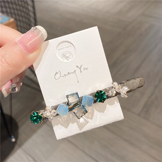 Kẹp Tóc Đính Pha Lê Phong Cách Hàn Quốc Đơn Giản