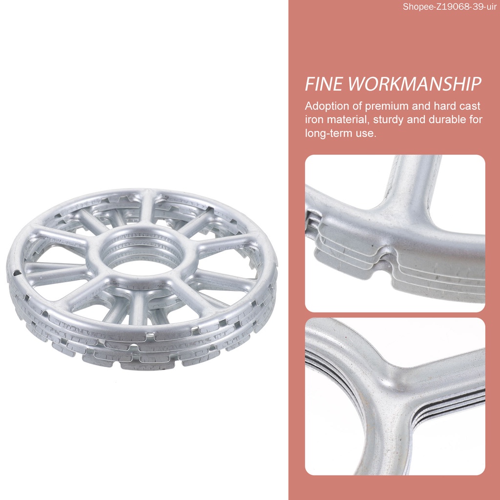 Set 4 Giá Đỡ Bếp Ga Bằng Kim Loại Chất Lượng Cao