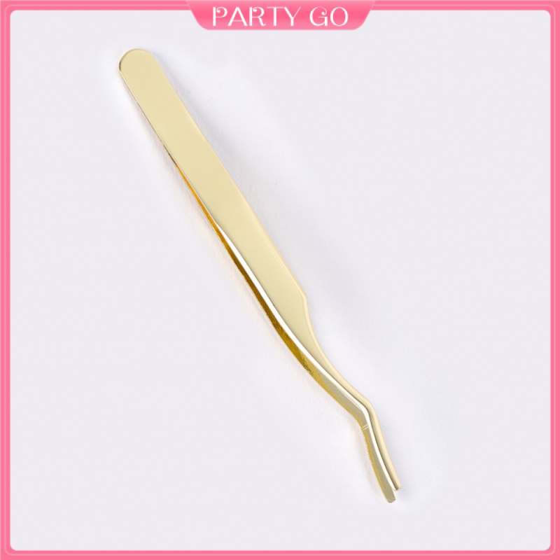 Set 2 Nhíp Gắn Lông Mi Giả Bằng Kim Loại Tiện Lợi