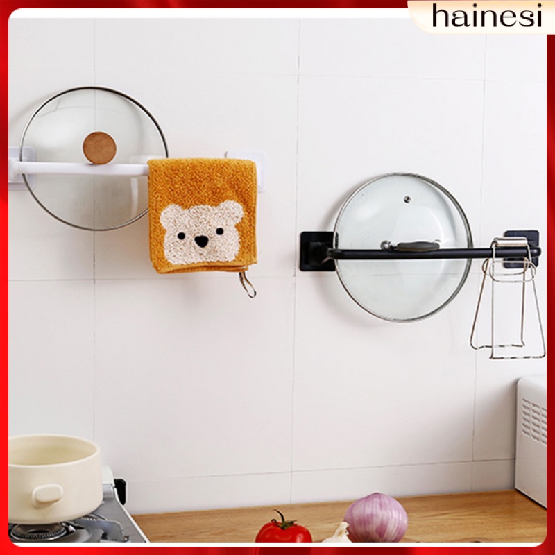 Giá Treo Khăn Tắm / Chén Dĩa 34Cm Gắn Tường Không Cần Đục Lỗ Đa Năng