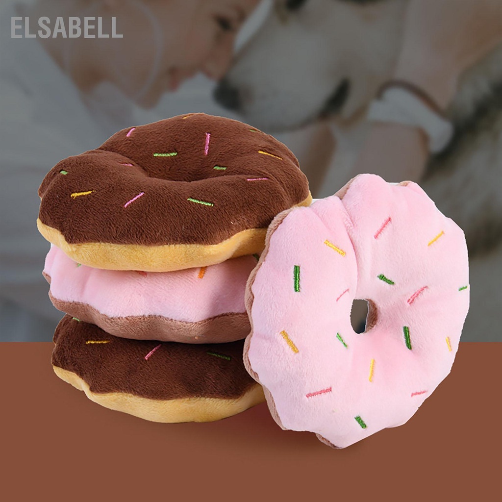 Elsabell Chó Tặng Đồ Chơi Cắn Chống Mài Răng Giảm Chán Hoạt Hình Dễ Thương Có Tiếng Réo Sang Trọng Cho Thú Cưng
