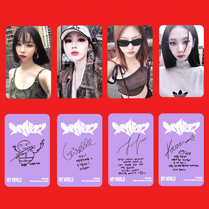 Set 4 Tấm Ảnh Lomo Card Nhóm Nhạc Kpop AM WM MK