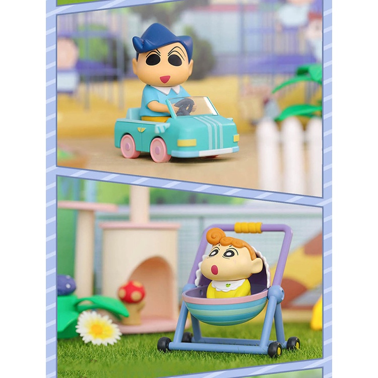 ★Hgtoys★ Set 52 Mô Hình Búp Bê Shin-Chan Trang Trí Xe Hơi
