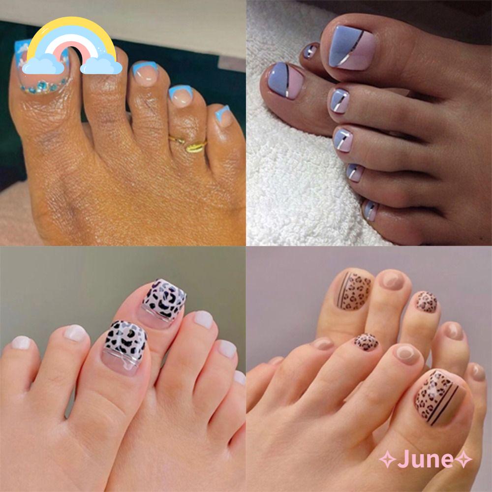 Móng Chân Giả Hình Vuông Che Phủ Toàn Diện