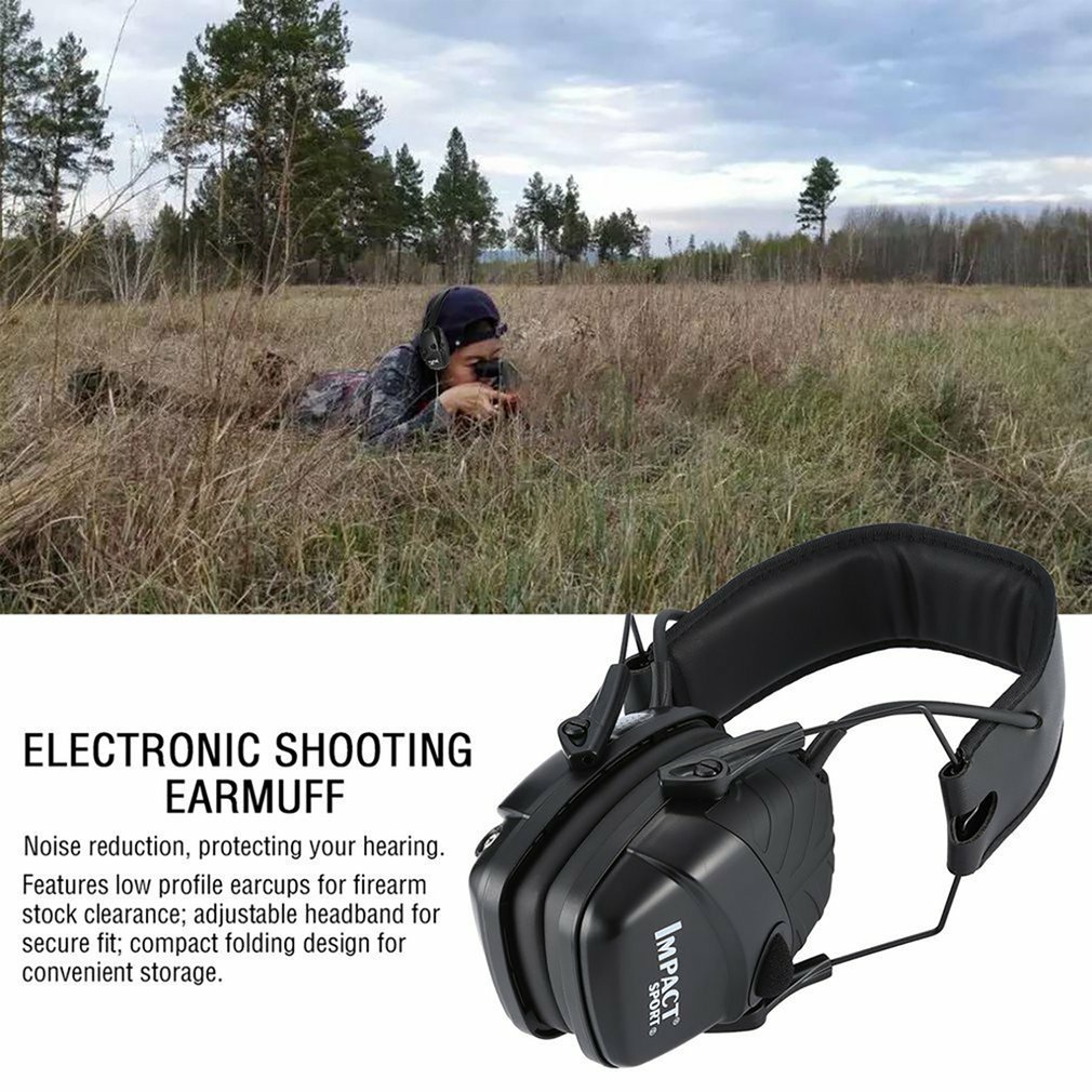 Yqc-B1 Outdoor Noise Reduction Earphone Electronic Earmuffs Safety Ear Protection Equipment [Q/6]