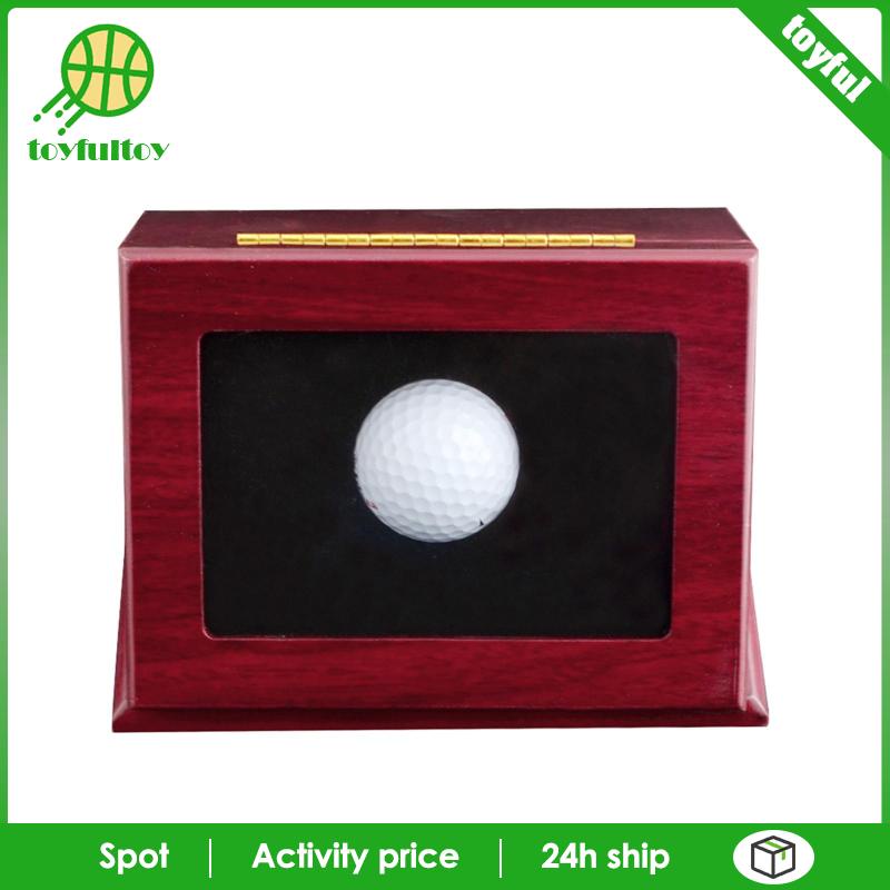 Hộp Gỗ Trong Suốt Trưng Bày Bóng Golf Tiện Dụng