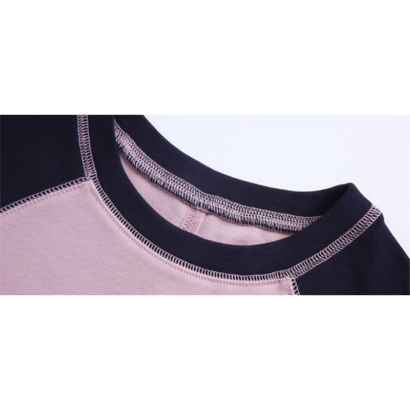 Áo Thun Raglan Tay Ngắn Dáng Ôm Phong Cách Thời Trang Retro Mỹ