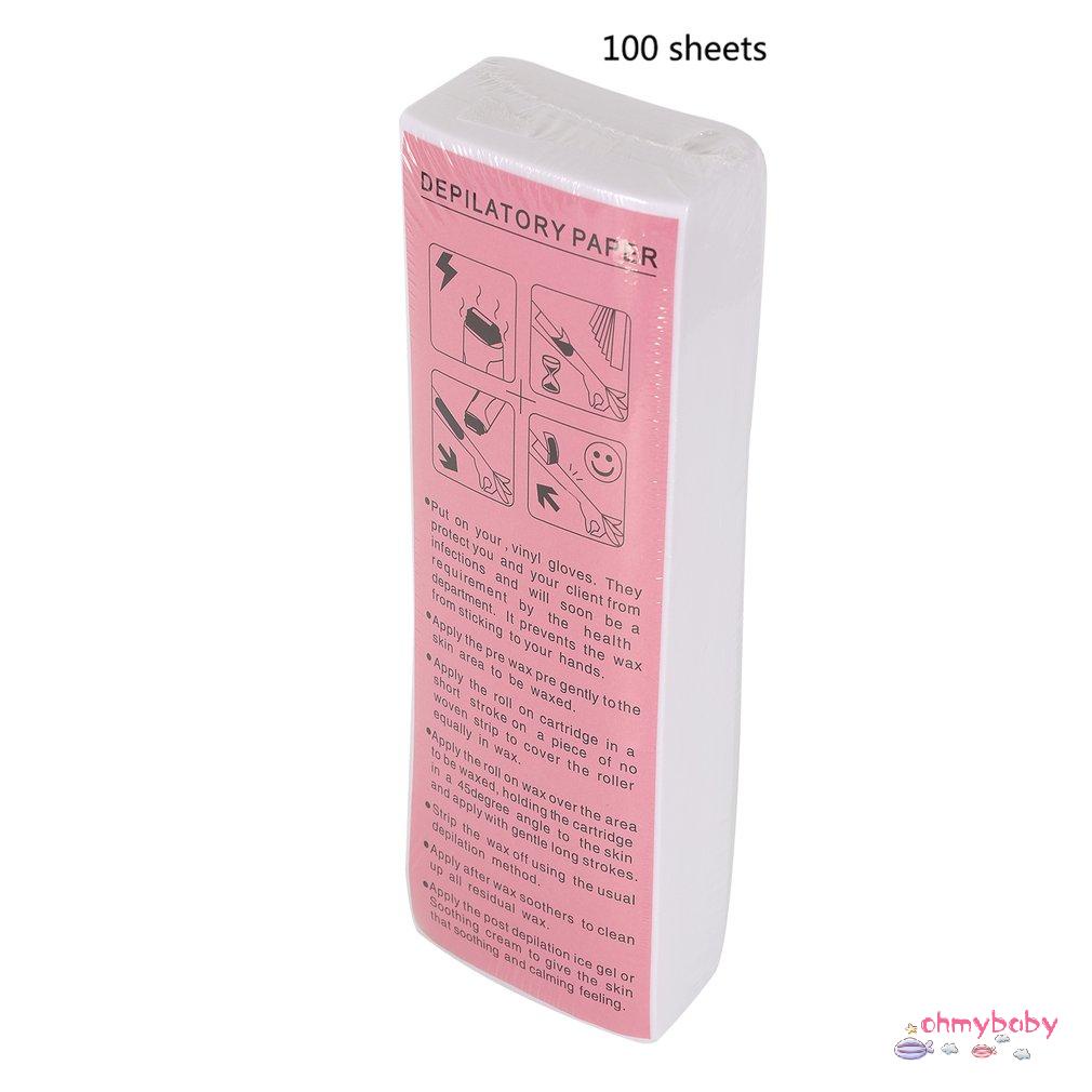 [InStock] Tẩy Lông Giấy Sáp Vải Cơ Thể Không Dệt Dùng Một Lần Máy Cạo Dải Loại Bỏ Mong Muốn Trên [Z/3]