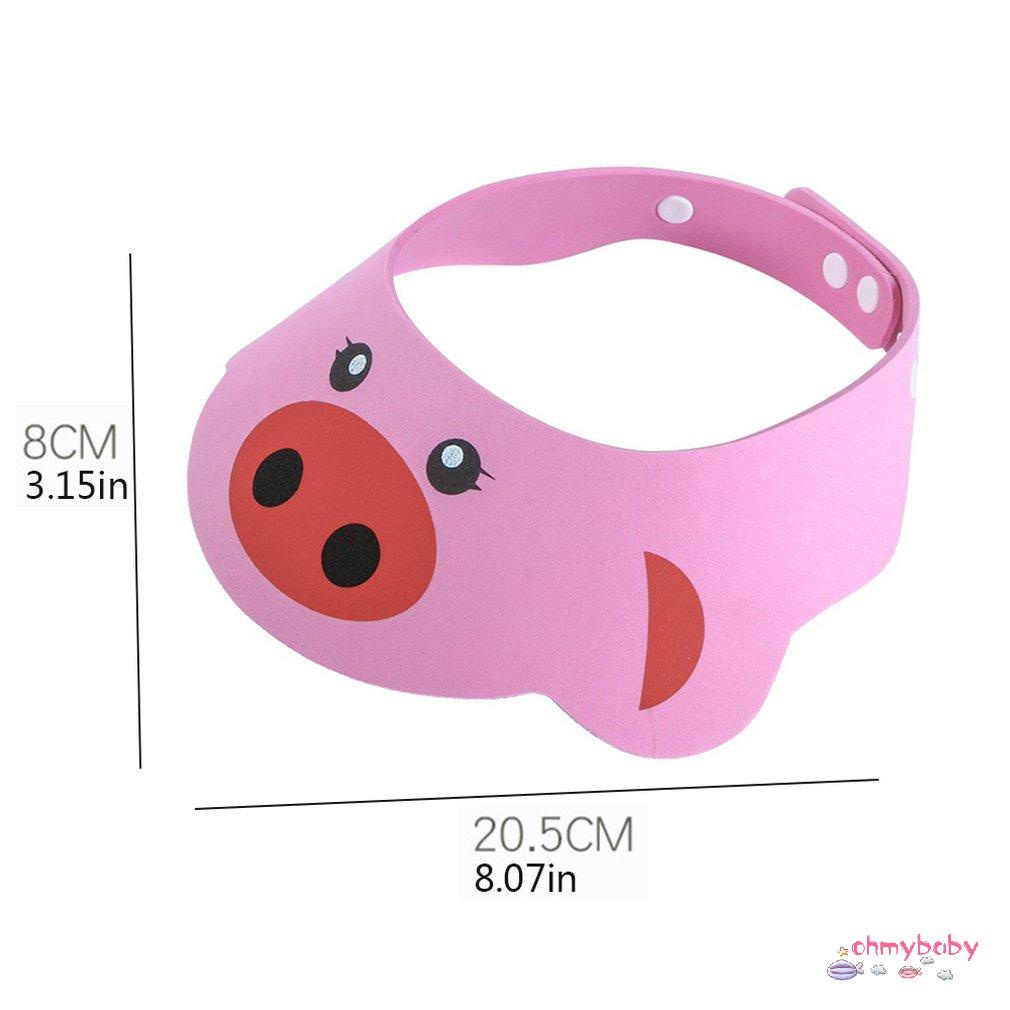 [InStock] Nón Tắm Có Thể Điều Chỉnh Cho Trẻ Sơ Sinh Tập Đi Em Dầu Gội Rửa Tóc Lá Chắn Trực Tiếp Áo Mũ Chăm Sóc [Z/2]