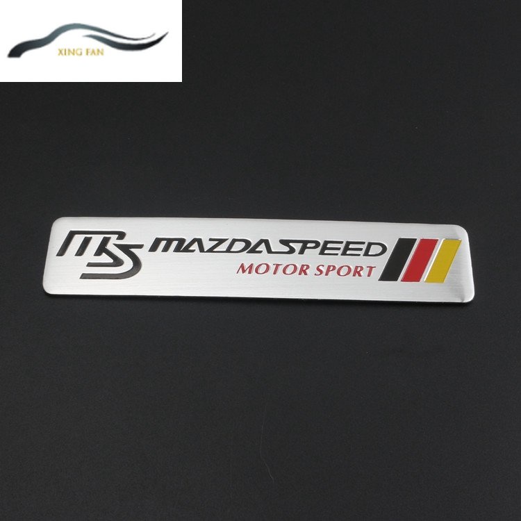 Nhãn Dán Trang Trí Thân Xe Hơi Mazda 3 5 Angkesella CX5 Atz Ruiyi Bằng Kim Loại Chống Trầy Xước