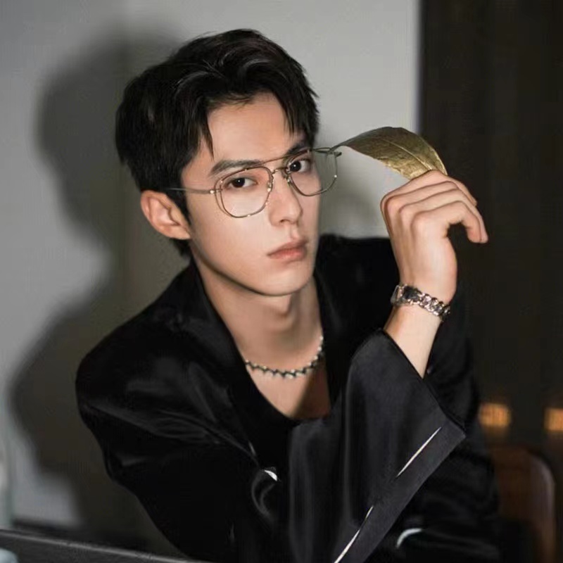 (KIQI-FASHION) COD Kính Mát Gọng Vuông Kim Loại Chống Ánh Sáng Xanh Thời Trang Cho Nam Và Nữ