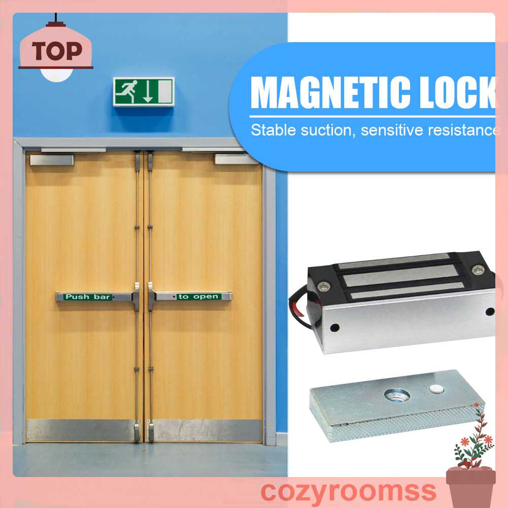 Khóa Điện Từ DC12V 60kg / 132lbs