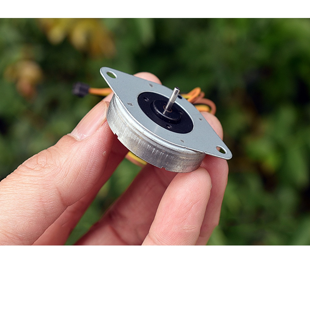 Động Cơ Bước Mini 2 Pha 4 Dây 35 Độ Chính Xác 3.75 Độ 8.4mm Siêu Mỏng Có Bánh Răng