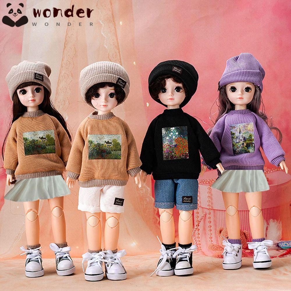 Bộ Áo Sweater + Chân Váy Thời Trang Cho Búp Bê