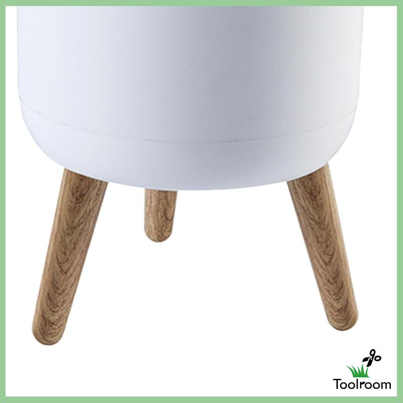 Thùng Rác Tròn Nắp Nhấn Cao Thời Trang Đa Ứng Dụng