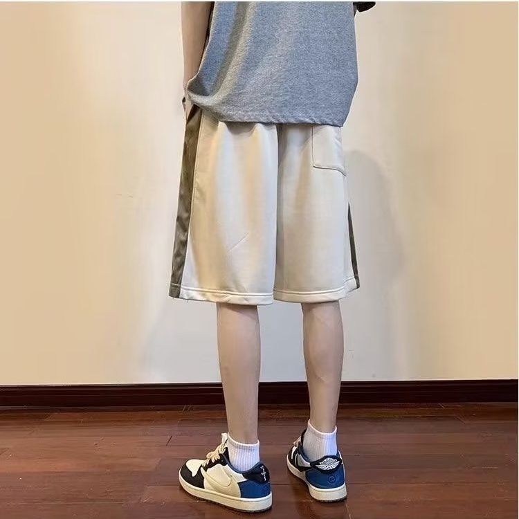 Quần Short Bóng Rổ 6 Điểm Vải Lụa Lạnh Mỏng Cao Cấp Màu Xanh Lá Đậm Phong Cách Mỹ Cỡ Lớn Thời Trang Mùa Hè Cho Nam # 7-Po