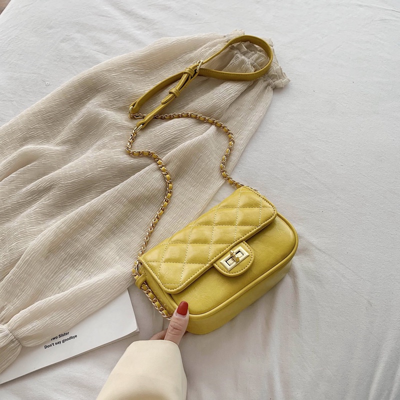 Túi Đeo Chéo Nhỏ Thêu Họa Tiết Phong Cách Phương Tây