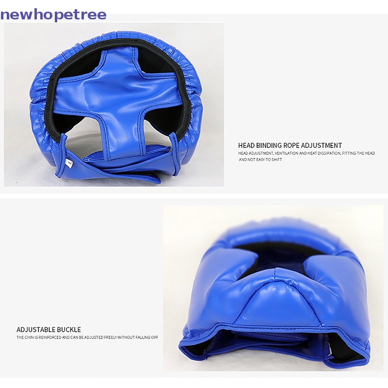 Mũ Bảo Hiểm Da PU Cho Luyện Tập Muay Thai / Boxing / Karate