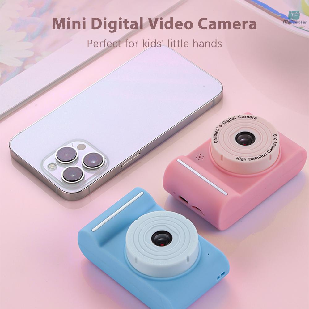 1080P Mini Kids Digital Camera Digital Video Camera for Kids Dual Lens 2.0 Inch IPS Screen Built-in Battery Cute Photo Frames Interesting Games with Neck Strap Birthday Christmas Gift for Boys Girls