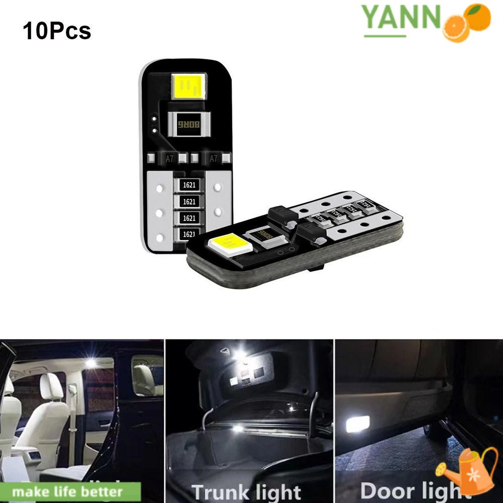 10 Bóng Đèn T10 2835 2SMD Siêu Sáng Cho Xe Hơi
