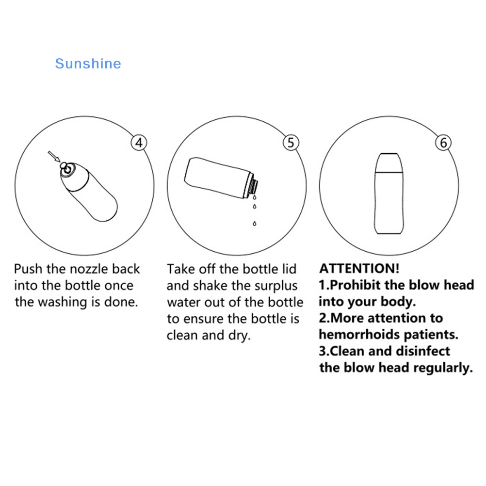 Bình Xịt Vệ Sinh Cầm Tay Có Vòi Xịt Dung Tích 400ml Tiện Dụng