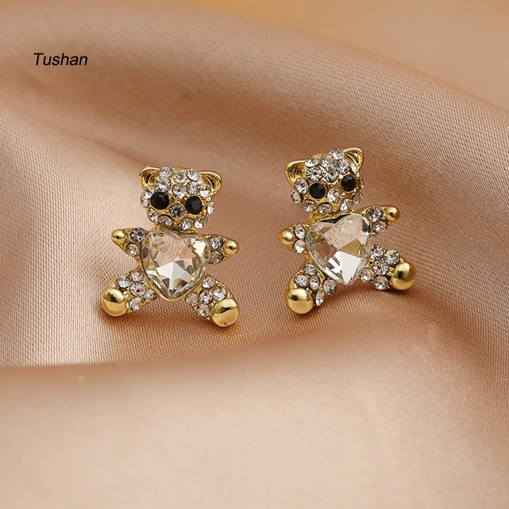 Khuyên Tai Hình Trái Tim Đơn Giản Dễ Thương Dành Cho Nữ