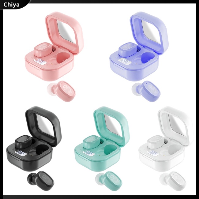 Tai Nghe Nhét Tai Bluetooth Không Dây BY18 Tws Kiểm Soát Tiếng Ồn Màn Hình Kỹ Thuật Số