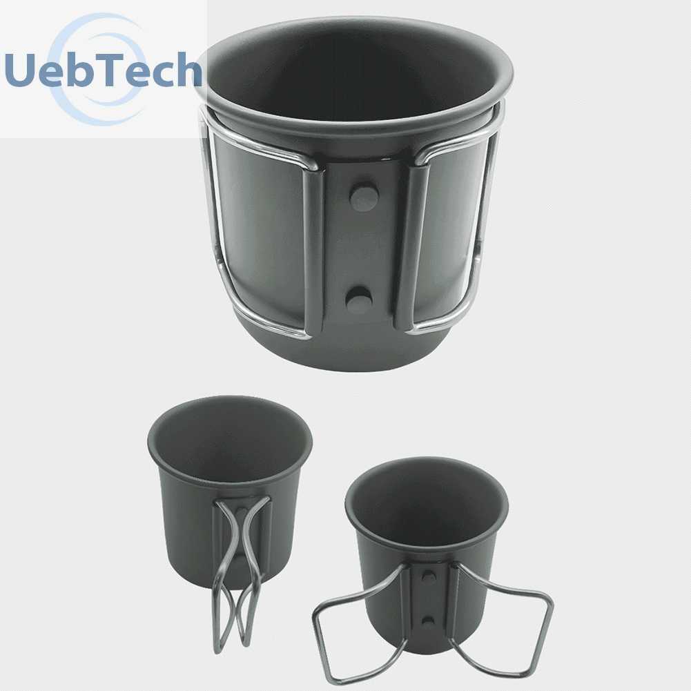 Cốc Uống Trà / Cà Phê Bằng Hợp Kim Nhôm Tiện Dụng Mang Theo Du Lịch Cắm Trại