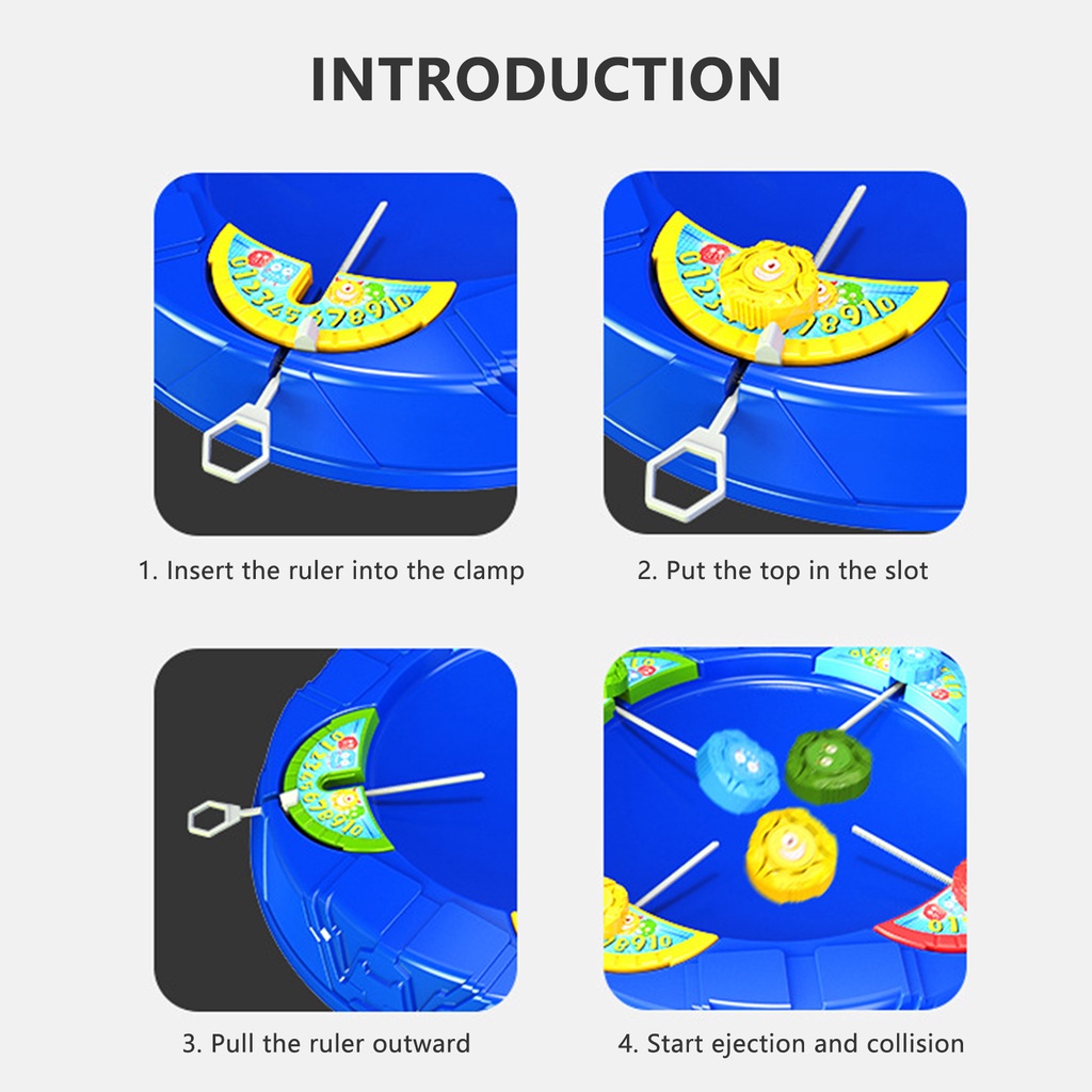 Đồ Chơi Con Quay Chiến Đấu 4 / 2 Người Độc Đáo Cho Bé