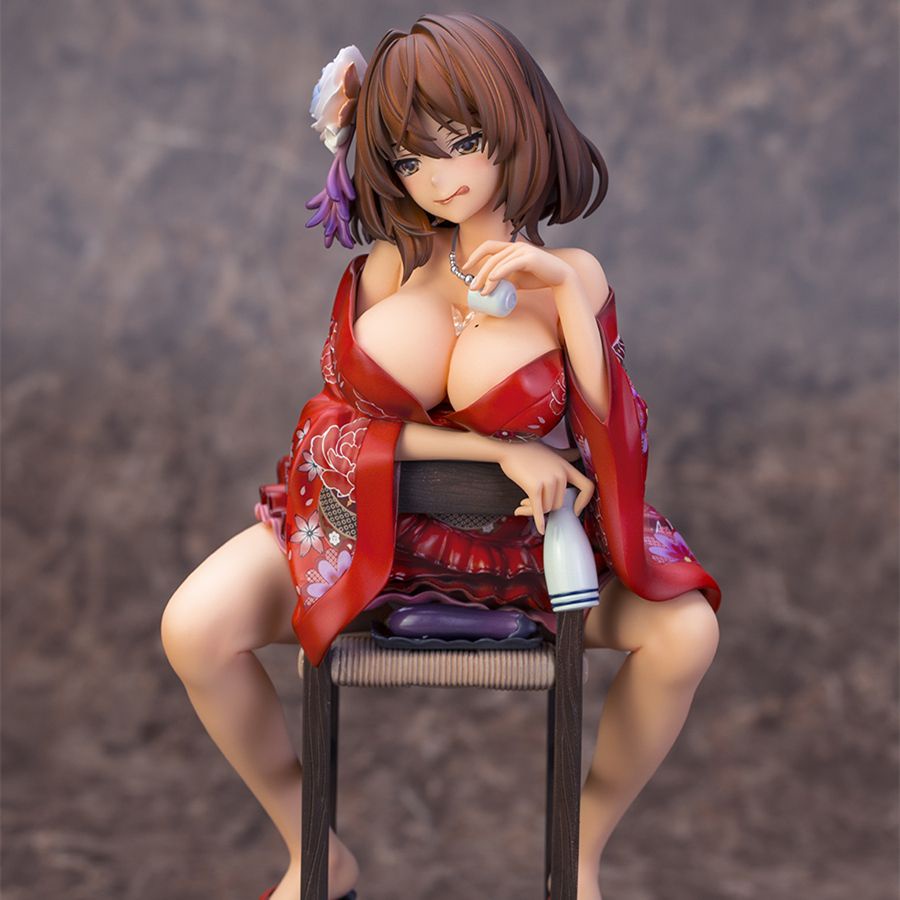 Mô Hình Nhân Vật Huchuan Chanel Mặc Kimono Quyến Rũ Để Bàn Trang Trí