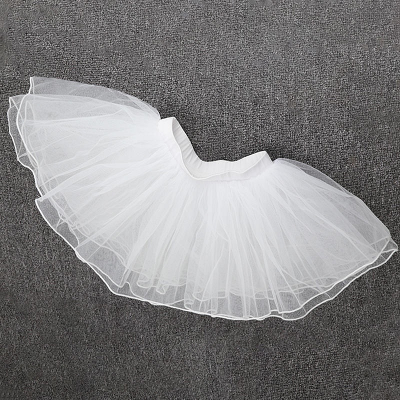 Chân Váy Xòe Múa Ba Lê Phối Lưới Xinh Xắn Cho Bé Gái