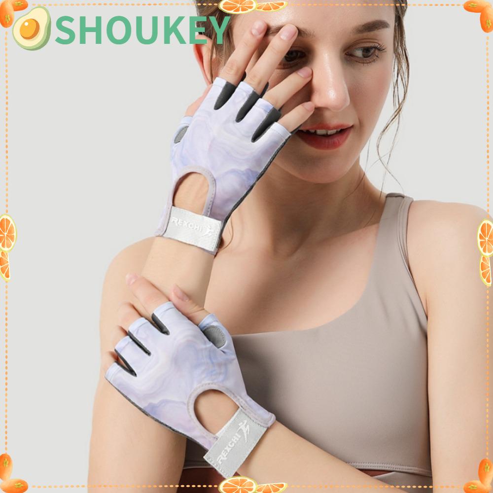 1 Đôi Găng Tay Thể Thao Hở Ngón Thoáng Khí SHOUKEY