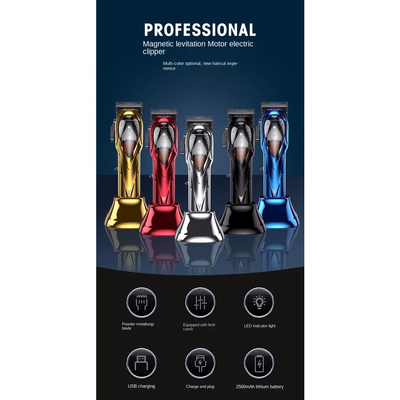 Máy Cắt Tóc Nam Châm Tốc Độ Cao 10000 Cho Nam Giới