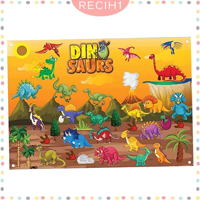 Bảng Nỉ Treo Tường Hình Động Vật Hỗ Trợ Dạy Học DIY Cho Bé