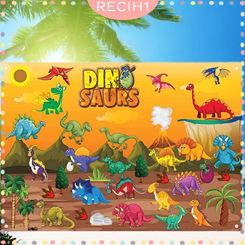 Bảng Nỉ Treo Tường Hình Động Vật Hỗ Trợ Dạy Học DIY Cho Bé