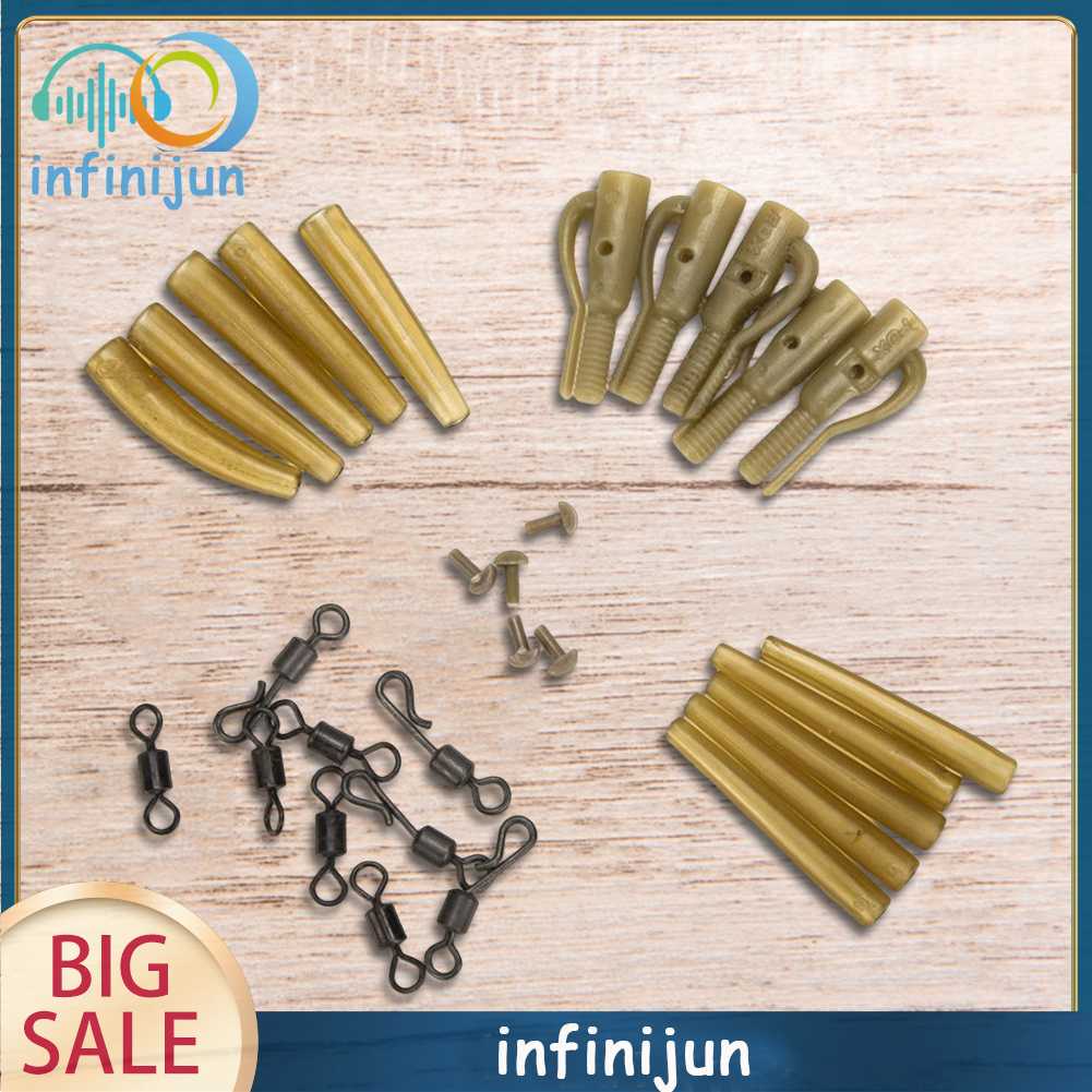 Set 30 Ống Cao Su Mềm Có Khớp Khuyên Cho Câu Cá