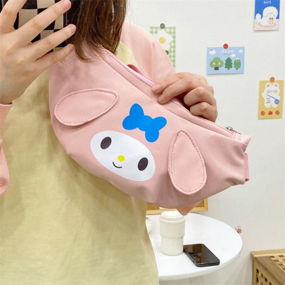 ELLSWORTH Túi Đeo Chéo Ngực Vải Canvas Hình Cinnamoroll Đáng Yêu