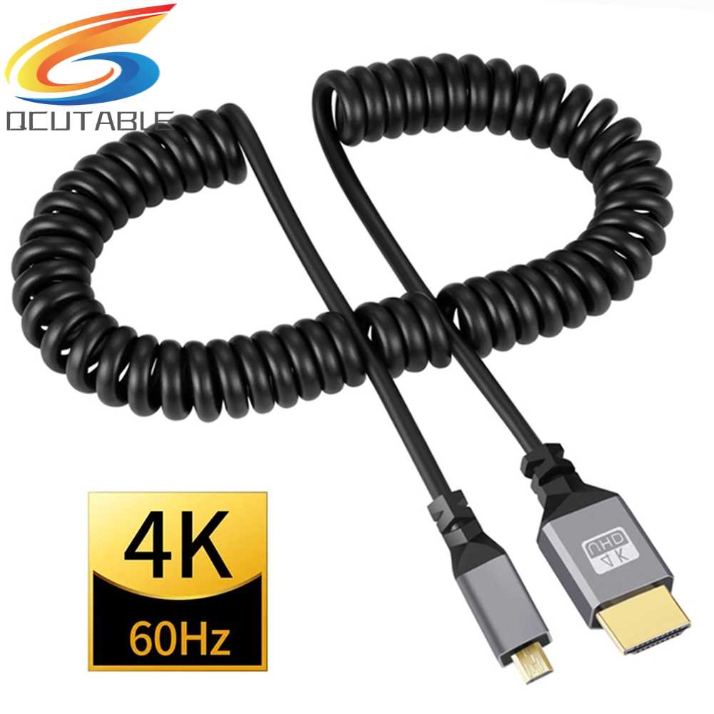 Dây Cáp Lò Xo Nối Dài Đầu Đực Sang Đầu Đực Cho Máy Ảnh