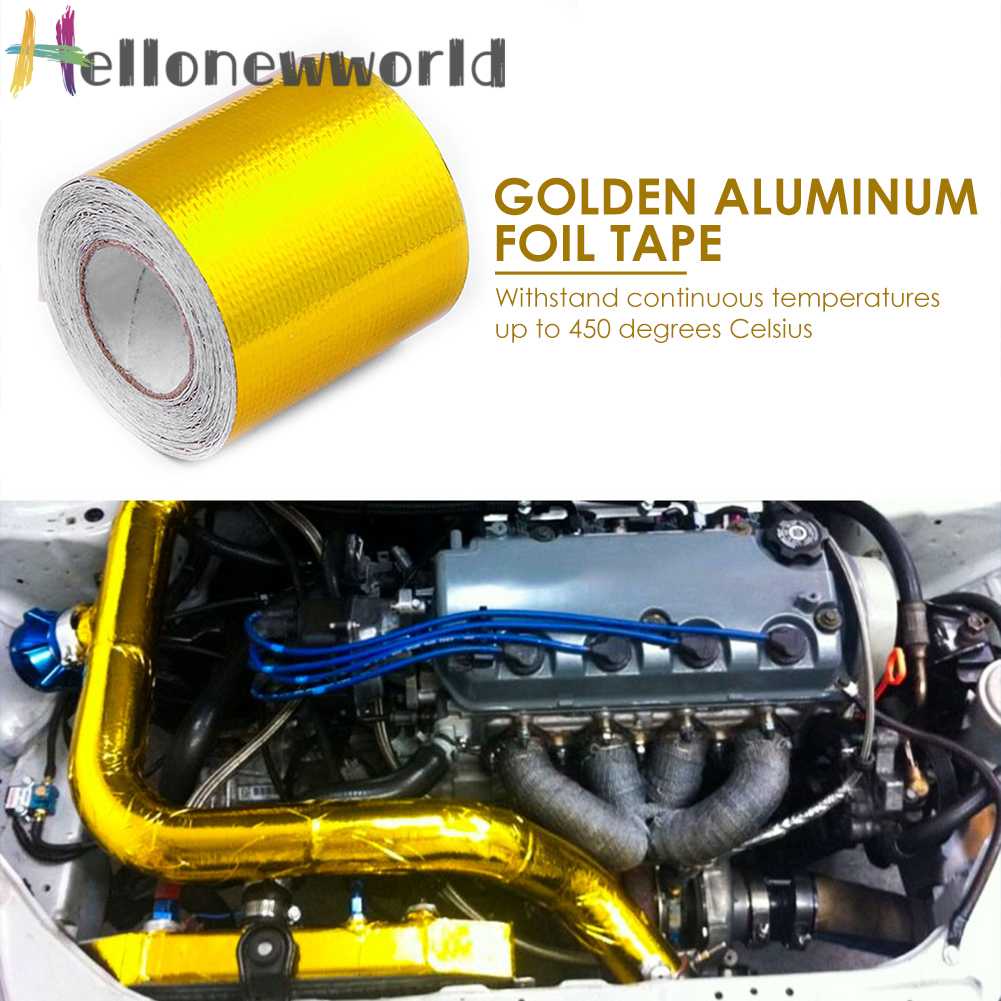 Cuộn Băng Keo Cách Nhiệt Màu Vàng 33ft x 2 inch Chuyên Dụng Cho Ống Xả Khí
