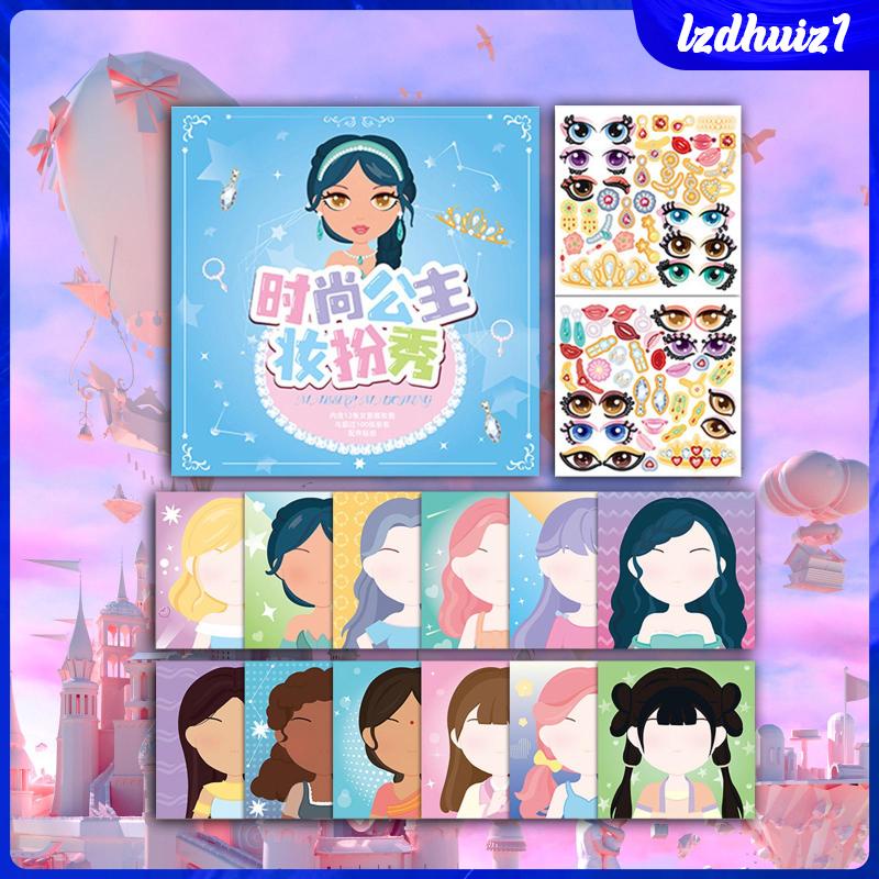 Sticker Dán Trang Trí Hình Búp Bê Công Chúa Xinh Xắn