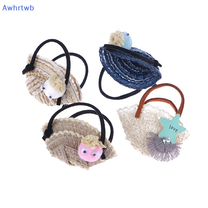 Giỏ Xách Đan Lát Mini Tỷ Lệ 1 / 6 Độc Đáo Cho Nhà Búp Bê Mới