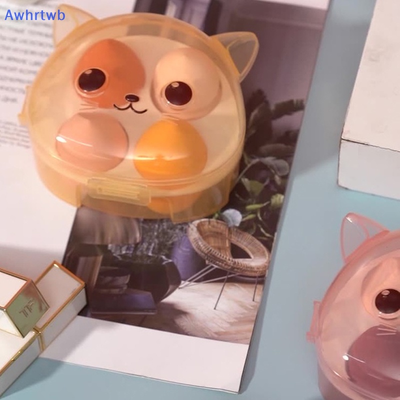 BEAUTY BLENDER Hộp Đựng Mút Trang Điểm 4 Ngăn Tiện Lợi Mới