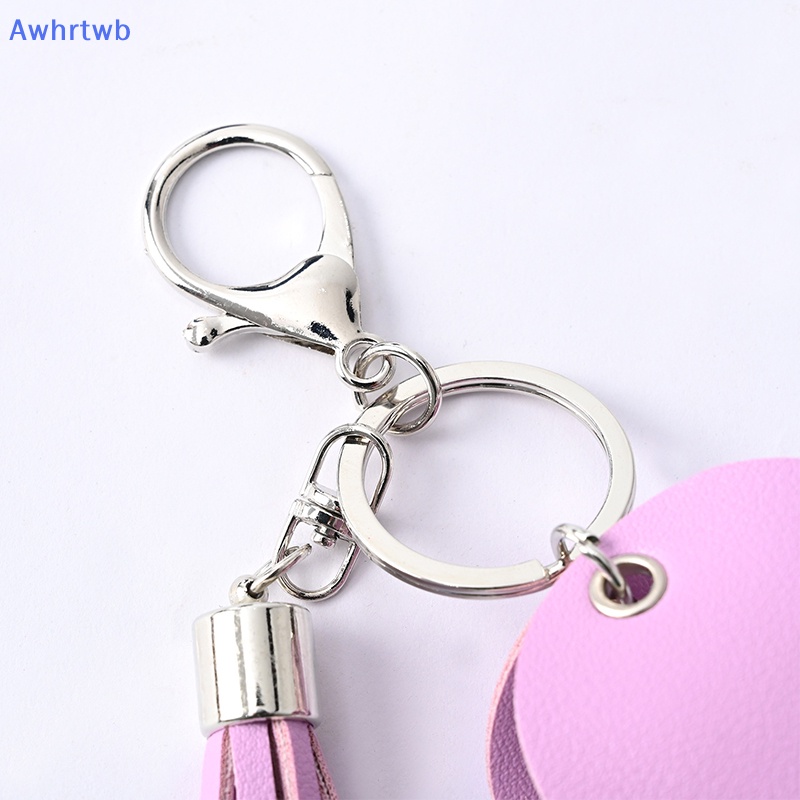 Awhrtwb Mới Móc Khóa Chai Nước Rửa Tay Khử Trùng Bằng Da Có Thể Nạp Lại Cho Du Lịch