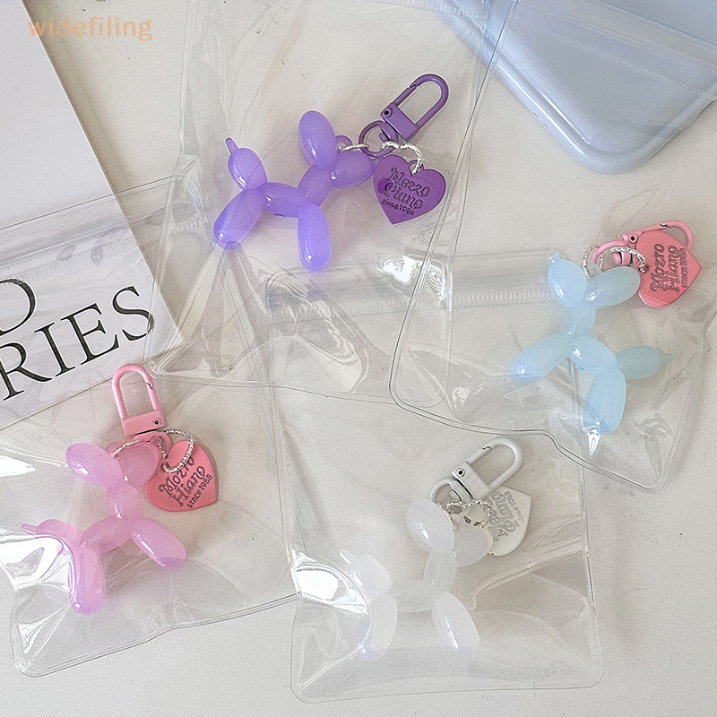 1 Móc Khóa Hình Cún Và Bong Bóng Hoạt Hình Đáng Yêu Dành Cho Nam Nữ