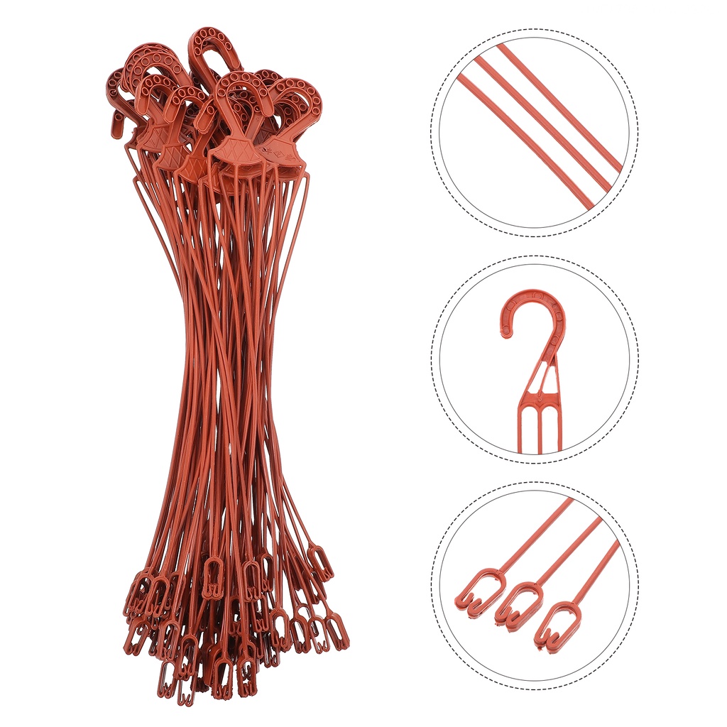 Set 25 Giá Đỡ Chậu Hoa / Cây Cảnh Bằng Nhựa Thay Thế Tiện Dụng Cho Chim Cảnh