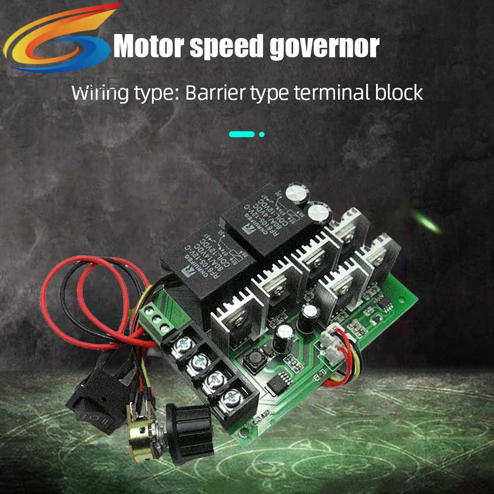 Mô Đun Điều Khiển Tốc Độ Động Cơ Chổi Than DC12V 24V 36V 2000W 40A