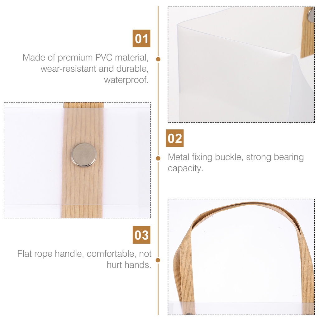 Set 12 Túi Nhựa Mờ Đựng Quà Giáng Sinh